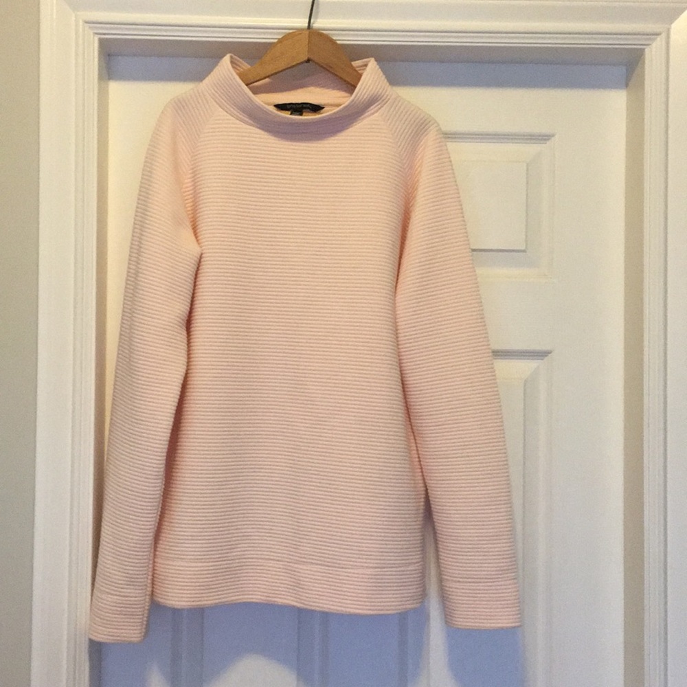Wide neck ribbed Sweatshirt